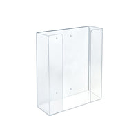 Azar - Distributeur vertical à 1 compartiment en acrylique pour gants - 11 po H x 10.25 po l x 3.625 po P - Transparent-La quincaillerie de suspension est incluse