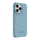 Mellow Compostable Bio Case for Apple iPhone 13 Pro - fiji blue-Unique Splash - Every case is one-of-a-kind.