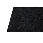 Edgewood Rainier Medium Traffic Commercial Carpet Mat - 6' 10" W x 6' L - Charcoal with Black Edging -Holds approximately 5.5 litres or 1.45 gallons of water per square yard