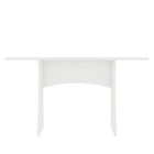 Manhattan Comfort Coney 53.14" Mid-Century Modern Dining Table - White-Mix and Match with Manhattan Comfort Dining Chairs and Benches