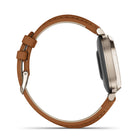 Garmin Lily 2 - Cream Gold Case with Tan Leather Band-9