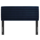 Modway Tranquil Channel Tufted King/California King Headboard - Midnight Blue-Dense Foam Padding