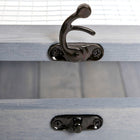 PawHut - Maison en bois pour tortue, habitat intérieur/extérieur pour tortue, gris-Les lampes ultraviolettes et les lampes chauffantes peuvent fonctionner dans cette maison 