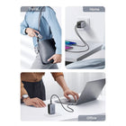 UGREEN 65W GaN Fast Charger - 2x USB-C/1x USB-A-Foldable plugs.