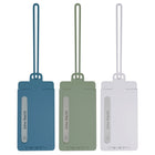 Travelon - Etiquettes de bagage en silicone - Couleurs fraîches - Lot de 3-Pliable et durable : l'étiquette de valise est fabriquée en silicone flexible. Ne vous inquiétez pas des étiquettes pliées ou cassées pendant le transport