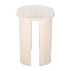 Zuo Risan Side Table - Natural-Dimensions: 18.1" L x 23.6" W x 23.6" H
