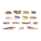 TickiT - Blocs en bois pour reptiles et amphibiens - Lot de 15-Inspirez l'imagination - Empilez, construisez de petits mondes et jouez avec ces blocs. Ils peuvent être posés à plat ou debout !
