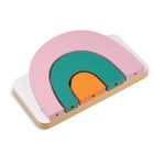tonies Tabletop Shelf - Rainbow-Features a compact, space-saving design that fits seamlessly into any room while helping reduce clutter in play areas.