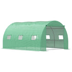 Outsunny - Mini serre avec 4 étagères en fil métallique-Grande serre tunnel offre un vaste espace de culture pour les jardins arrière
