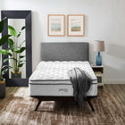 Modway Jenna 14" Innerspring and Foam Twin Mattress-3" Breathable Foam Layer