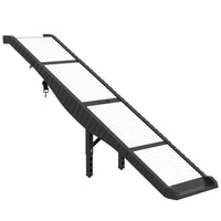 PawHut - Rampe pour chien pliable 69 po L pour voiture, VUS, camion, surface antidérapante en TPR, jusqu’à 220 lb-Comprend une pente douce extra-longue de 68,9 po (175 cm) pour protéger les articulations de votre animal 