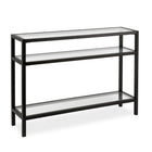 Hudson&Canal - Console Sivil 42" L - Bronze noirci-Un design contemporain moderne pour votre entrée, votre salon, votre bureau et plus encore