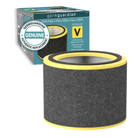 GermGuardian HEPA GENUINE Replacement Filter V for AC151-Our 360 degree HEPA Pure Replacement Filter is meticulously designed to capture up to 99.97% of harmful germs, dust, pollen, mold spores, and other allergens as small as .1 micron.