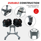 MotionGrey Adjustable Weight Bench - Foldable Workout Bench for Dumbbell Strength Training - Black-4