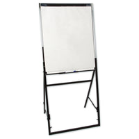Quartet Futura Adjustable/Convertible Presentation Easel with Whiteboard, 26" x 35"-Compact and lightweight, collapses for storage