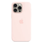 Apple - Étui en silicone avec MagSafe pour iPhone 15 Pro Max - Rose clair-La finition soyeuse et douce au toucher de l'extérieur en silicone est agréable au toucher