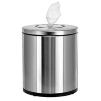 Gritt Commercial Tabletop Wipes Dispenser - Stainless Steel-Can hold a full size roll of 800 wipes