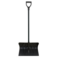 Aurora Tools Poly Snow Shovel - Polypropylene Blade - 19-3/4" Wide - D-Grip Handle - 2 Pack-Powder-coated steel handle for added strength