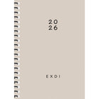 Quo Vadis - EXDI Agenda Quotidien -reliure spirale - bilingue - Couleurs variées -  6 x 8 1/4 po-1 jour par page