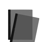 Staples Poly Report Covers - Black - 5 Pack-Spine and back cover are the same colour