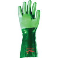 Ansell Scorpio 8-354 Gloves - Size Large/9 - 14" L - Neoprene - Interlock Inner Lining - 55 mil - 12 Pack-Cuff Style Pinked