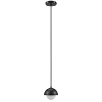 Modway Eclipse Globe Pendant Light - Black-Globe Pendant Light
