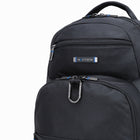 Nextech 15.6" Laptop Backpack - 37L - Black-The carabiner can help prevent bag from being stolen by wrapping and securing the strap around a stable structure