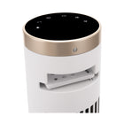 Seville Classics - Ventilateur tour oscillant UltraSlimLine avec éclairage – blanc-Moteur CC écoénergétique réduisant les coûts énergétiques
