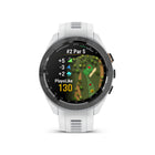 Garmin Approach S70 - Black Ceramic Bezel with White Silicone Band-7