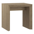 Hudson&Canal - Table d'appoint rectangulaire Oswin de 56 cm de largeur, , en chêne gris vieilli-Un design contemporain moderne pour votre salon, votre bureau et plus encore