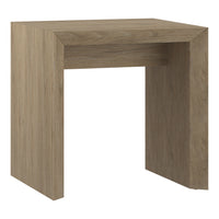 Hudson&Canal - Table d'appoint rectangulaire Oswin de 56 cm de largeur, , en chêne gris vieilli-Un design contemporain moderne pour votre salon, votre bureau et plus encore