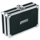 Vaultz Locking Pencil Box - Assorted-Mesh pocket and elastic pencil band inside for organization