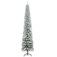 HOMCOM 9' Artificial Christmas Tree with Realistic Branches - Green-Lush with tips that provide a healthy, natural look 
