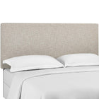 Modway Taylor Upholstered Linen Fabric Full/Queen Headboard - Beige-Extra Wide Sturdy Wood Post Legs