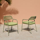 Zuo Rio Dining Chair - Green - Set of 2-Chair Weight Capacity: Supports up to 250 lb