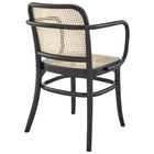 Modway Winona Wood Dining Chair - Black - 2 Pack-8