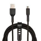 Staples TECH Micro USB to USB-A Charging Cable - 3.3 ft. - Black-Black Generation 2.0 USB cable that transfers data at speeds up to 480Mbps