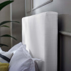 Modway Taylor Upholstered Linen Fabric King and California King Headboard - White-Fiberboard and Plywood Frame