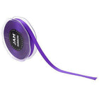 JAM Paper Double Faced Satin Ribbon - 3/8" W x 25 yd. - Purple-Colour: Purple