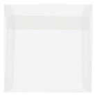 JAM Paper - Enveloppes d'invitation carrées en vélin translucide - 8,5 po x 8,5 po - Transparent - 25/paquet (GTGN530)-Couleur: Clair
