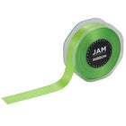 JAM Paper Double Faced Satin Ribbon - 7/8" W x 25 yd. - Lime Green-Colour: Lime Green