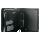 Five Star Nylon 2" 3 Ring Zipper Binder - Black-6-pocket expanding file incorporated right into binder