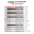 uniball Jetstream RT Ballpoint Pen - 0.7mm - Black - 3 Pack-An embossed grip and stainless steel accents give this ballpoint pen a stylish look
