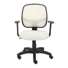 Brassex Kelvis Office Chair - Cream-Small parcel