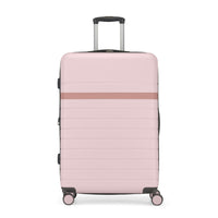 Bugatti Lisbon Large Hardside Luggage - Pink-Made from a durable blend of ABS and polycarbonate composite