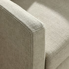 Modway - Serene Revêtement en tissu Fauteuil pivotant - Lin-Rembourrage en mousse dense