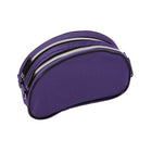 Staples Nylon Dual Zipper Oblong Pencil Case - Assorted Colours-2 full-length nylon zippers and pull tabs with grab rings
