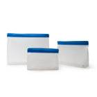 Sully PEVA Snack And Storage Bags 3-Set - Blue-PEVA 