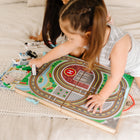 Melissa & Doug 18-Piece Wooden Take-Along Tabletop Town Set-5