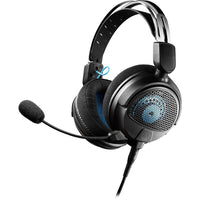 Audio-Technica ATH-GDL3BK Open-Back Wired Gaming Headset - Black -Open-back gaming headset lets you localize sounds (an approaching opponent, for example) within an expansive sound field